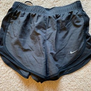 NIKE running shorts , liner, charcoal grey